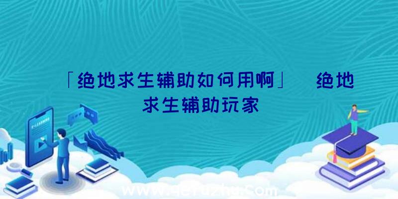 「绝地求生辅助如何用啊」|绝地求生辅助玩家